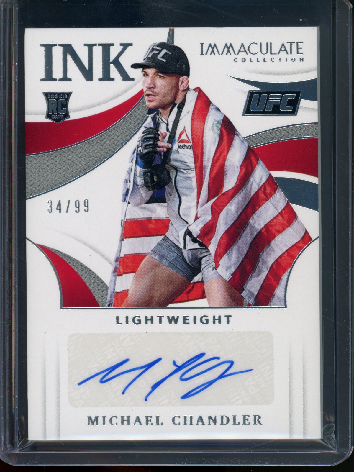 2021 Panini Immaculate Michael Chandler Rookie RC Autograph /99 #II-MCH