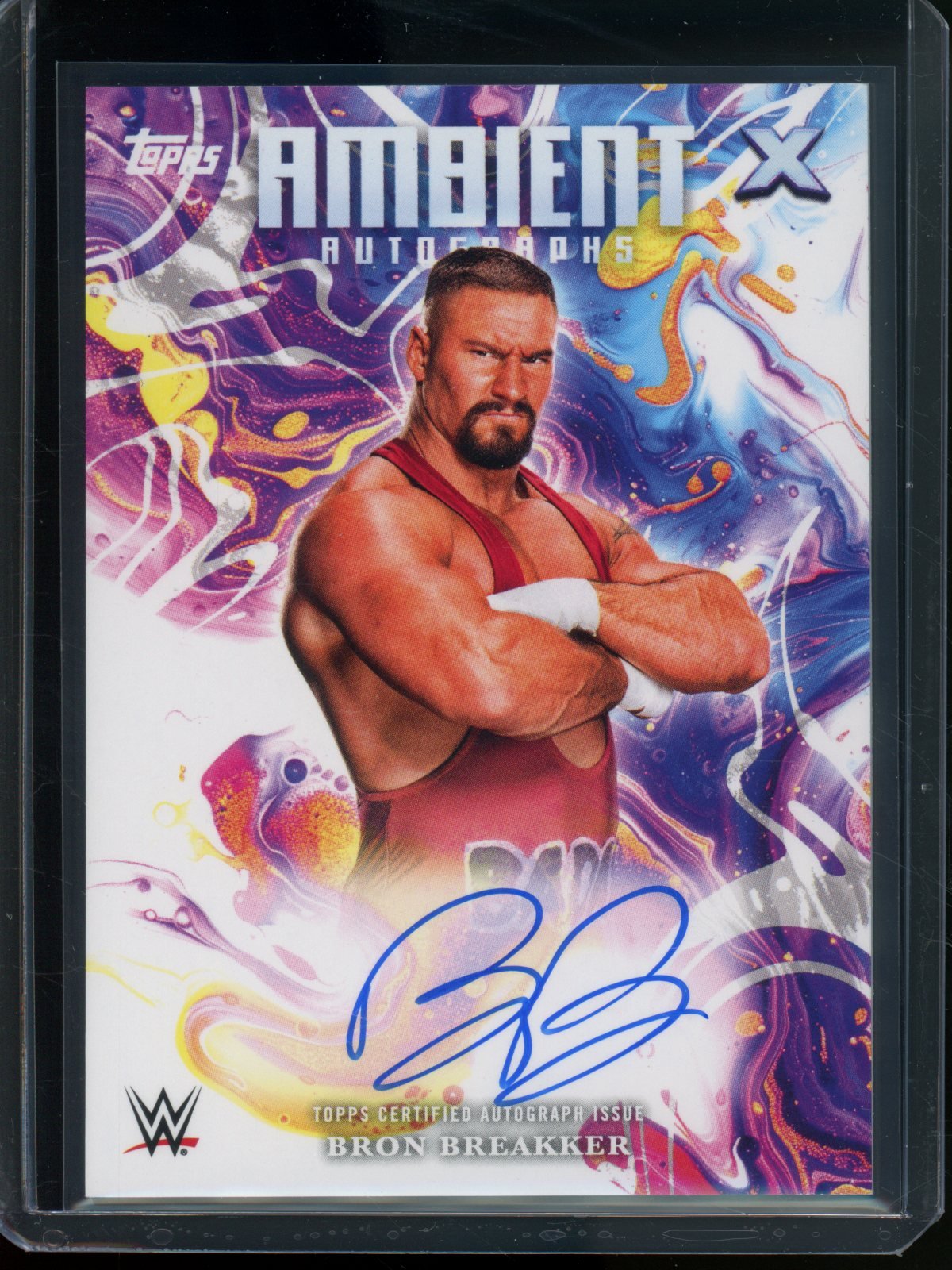 2025 Topps Exalted Bron Breakker Ambient Autographs #AMA-BBK - Trading Card Market