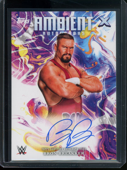2025 Topps Exalted Bron Breakker Ambient Autographs #AMA-BBK - Trading Card Market