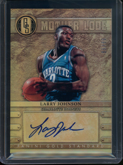 2012/13 Panini Gold Standard Larry Johnson Mother Lode Autograph /99 Hornets