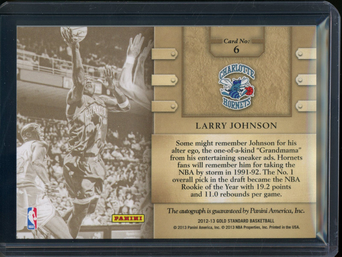 2012/13 Panini Gold Standard Larry Johnson Mother Lode Autograph /99 Hornets