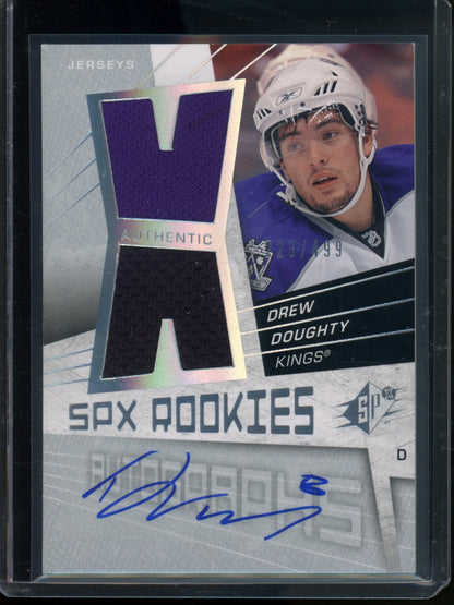 2008/09 Upper Deck SPX Drew Doughty Rookie RC SPX Relic Autograph /499 Kings - Trading Card Market