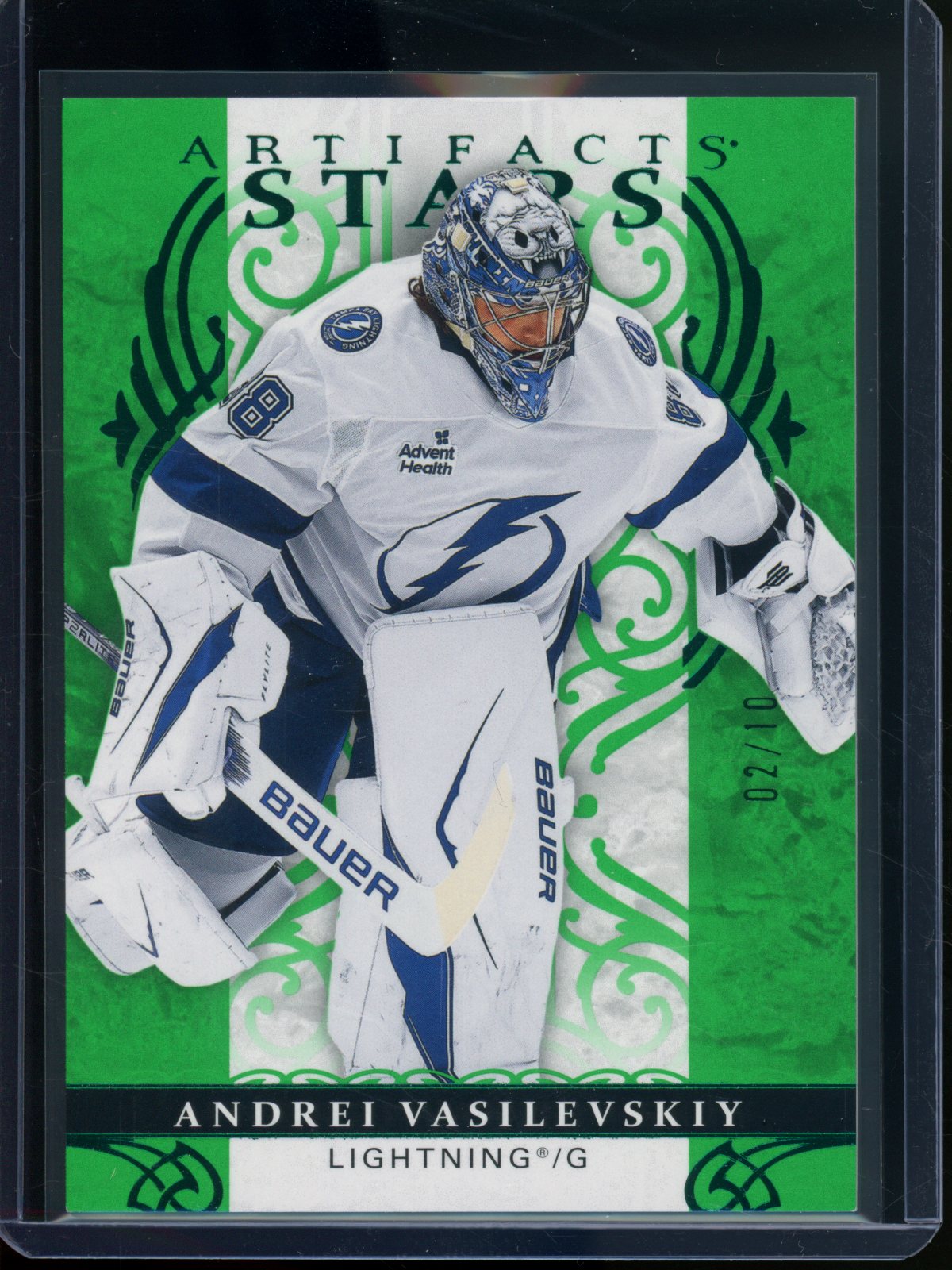 2026/27 Upper Deck Artifacts Andrei Vasilevskiy Emerald /10 #106 Lightning