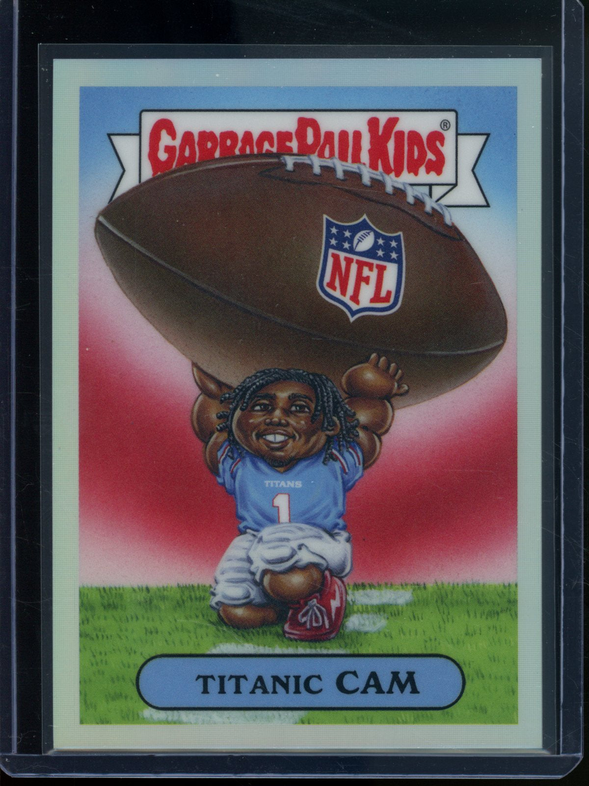 2026 Bowman Chrome Cam Ward GPK Garbage Pail Kids SSP #NFLG-CWA Titans