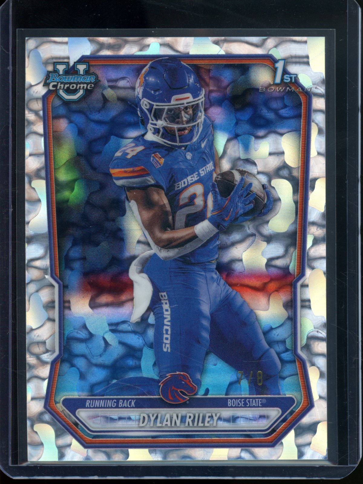 2026 Bowman Chrome U Dylan Riley 1st FDI Refractor /8 Boise State