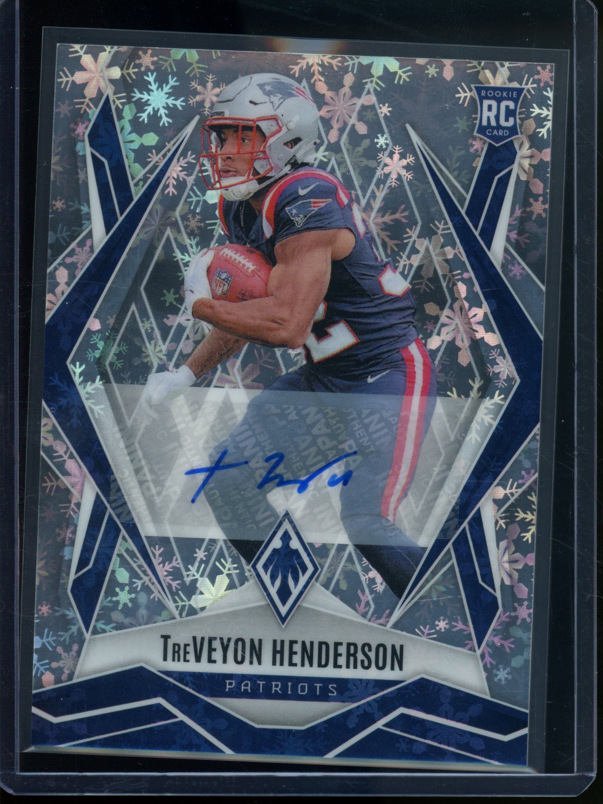 2025 Panini Phoenix TreVeyon Henderson Rookie RC Snowflake Autograph /35 Bills