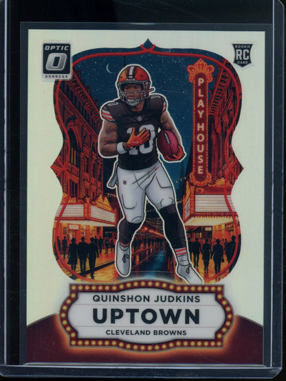 2025 Panini Optic Quinshon Judkins Rookie RC Uptown Case Hit Browns