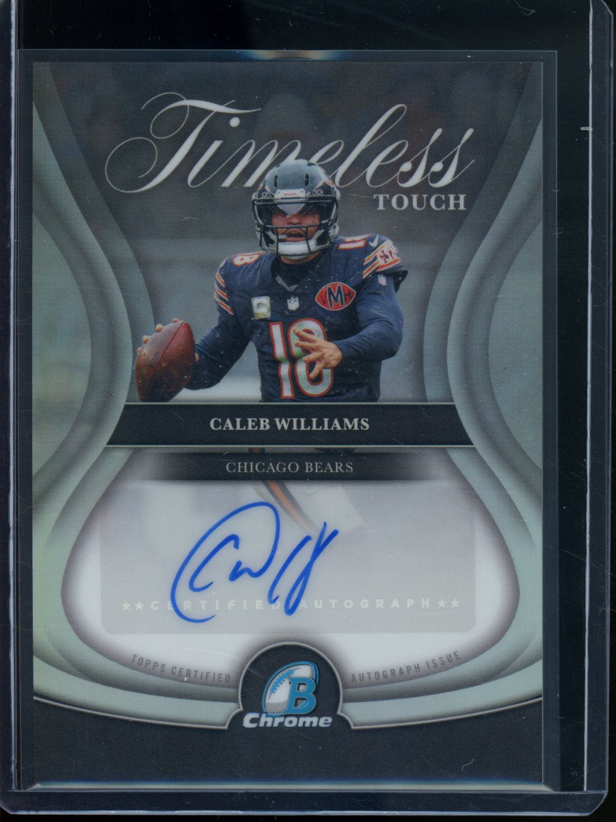 2026 Bowman Chrome Caleb Williams Timeless Touch Autograph Refractor Bears - Trading Card Market