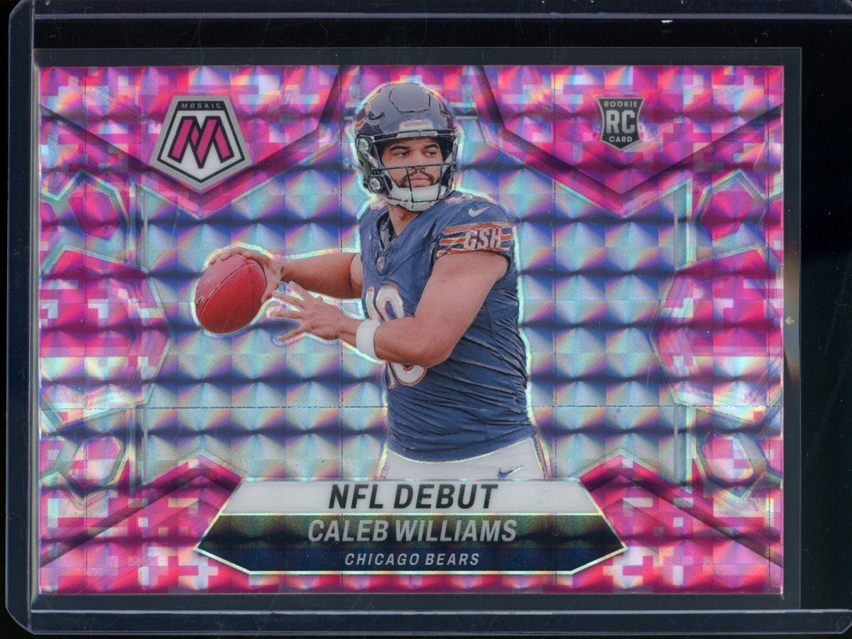2024 Panini Mosaic Caleb Williams Rookie RC Pink Camo Debut Bears