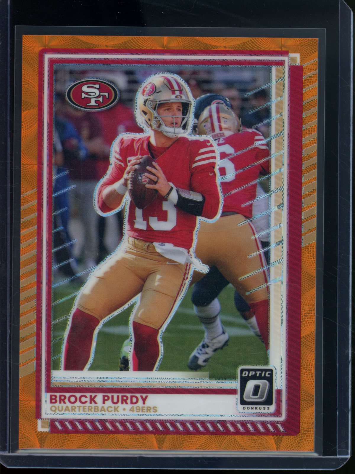 2025 Panini Optic Brock Purdy Orange Scope /79 49ERS