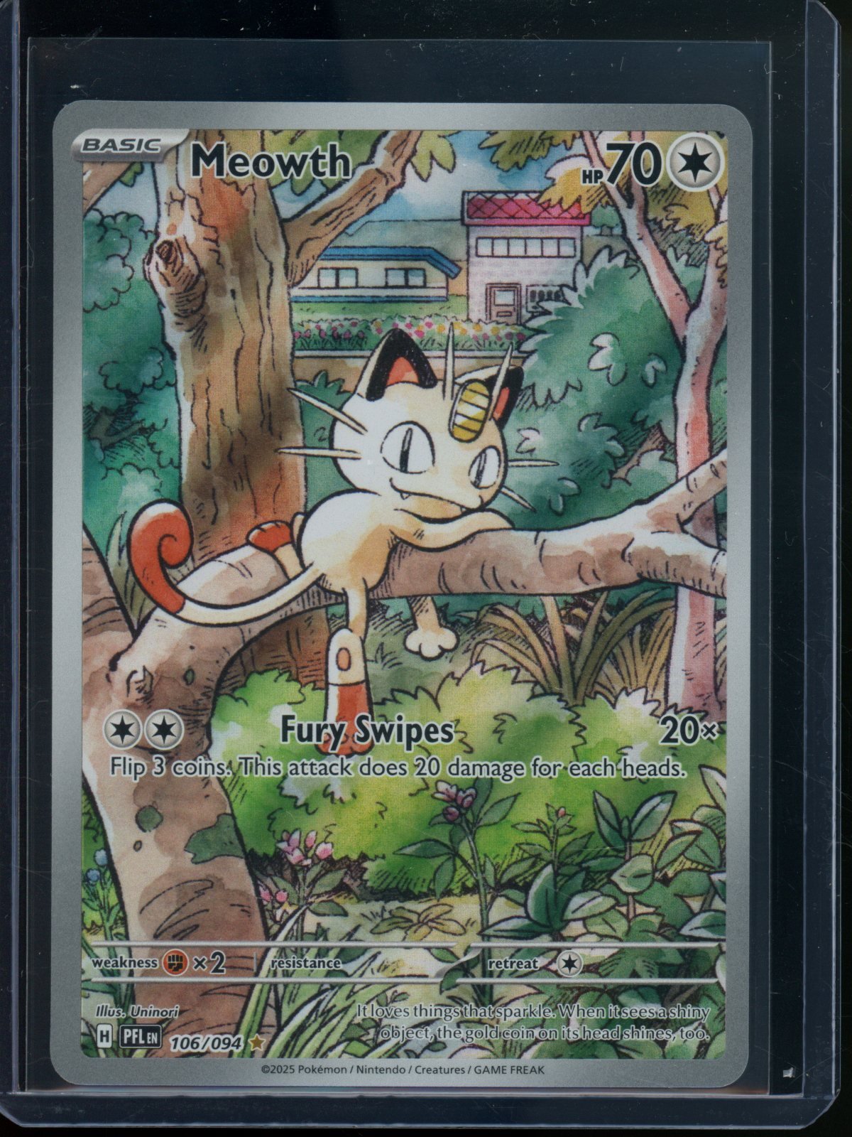 2025 Pokemon Phantasmal Flames Meowth 106/094 (D) - Trading Card Market