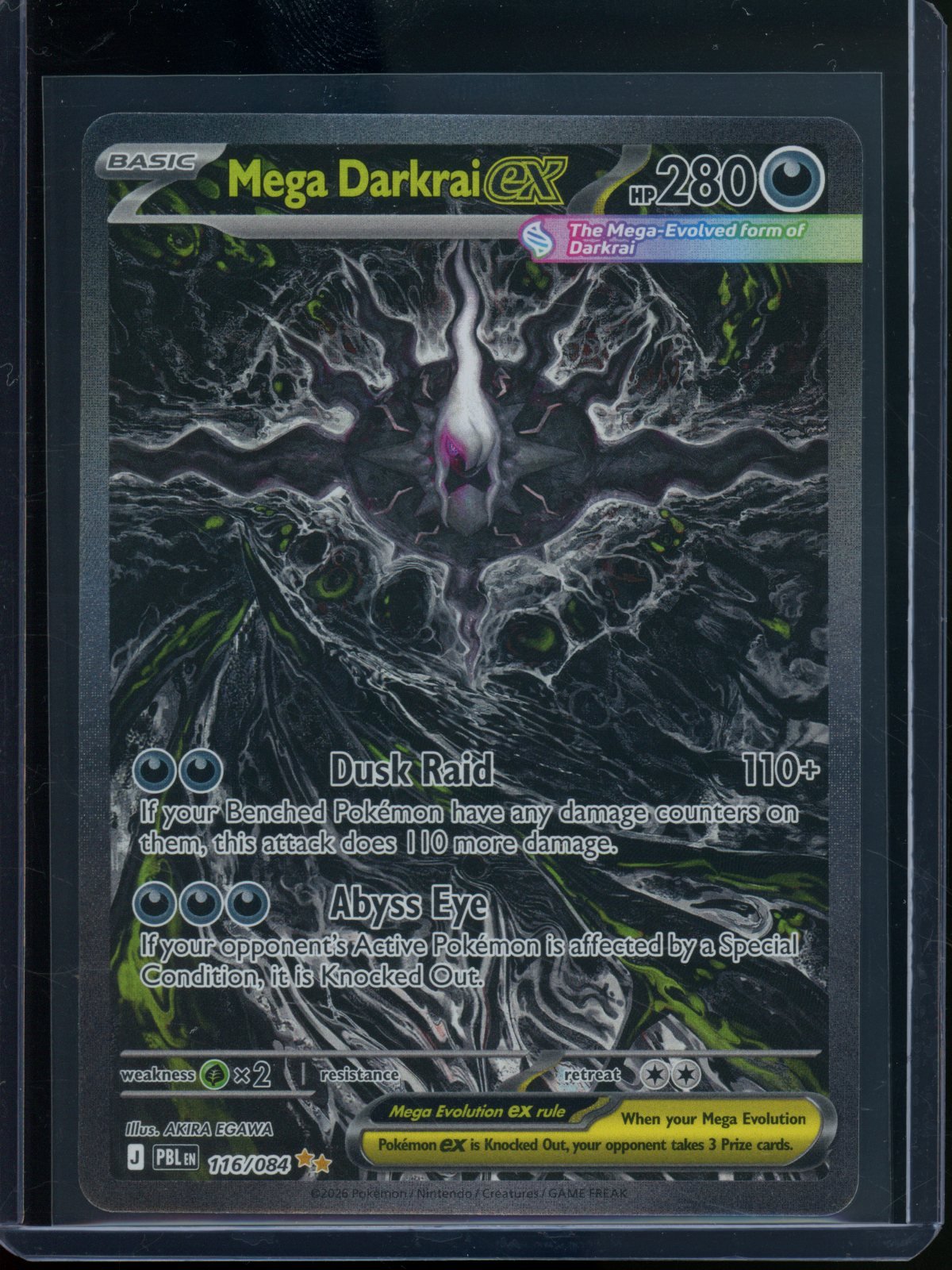 2026 Pokemon Pitch Black Mega Darkrai EX 116/084 - Trading Card Market