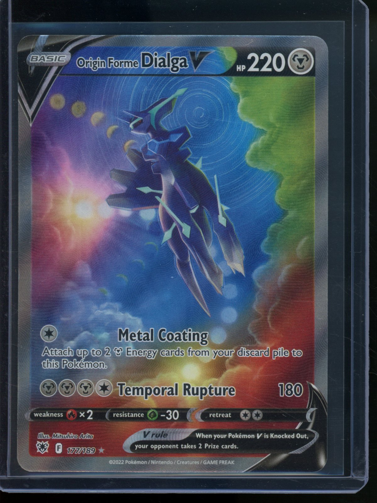 2022 Pokemon Astral Radiance Origin Forme Dialga V 177/189 - Trading Card Market