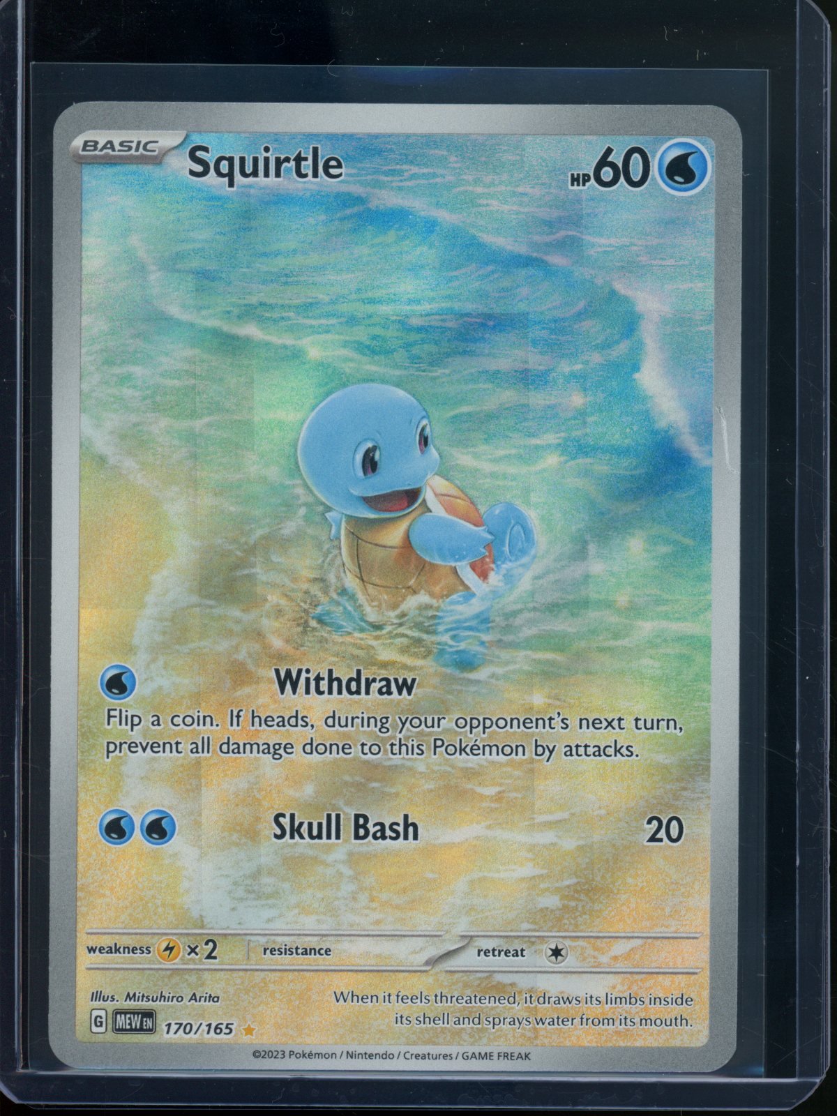 2023 Pokemon 151 Squirtle 170/165 - Trading Card Market
