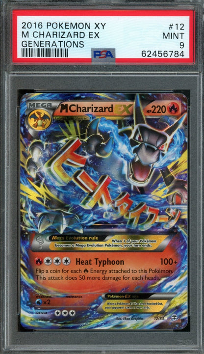 2016 Pokemon XY M Charizard EX 12/83 PSA 9 - Trading Card Market
