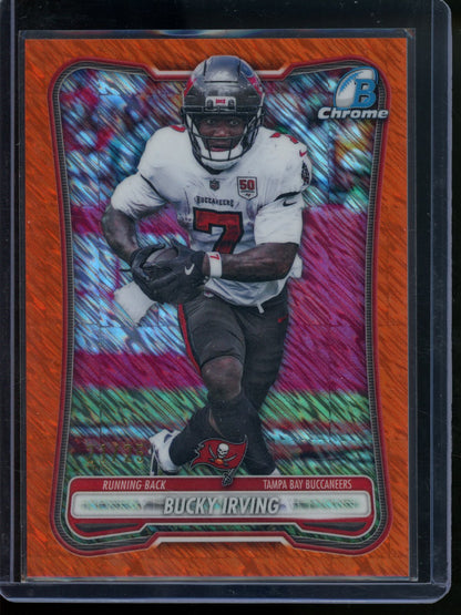2026 Bowman Chrome Bucky Irving Orange Shimmer Refractor /25 Buccaneers - Trading Card Market