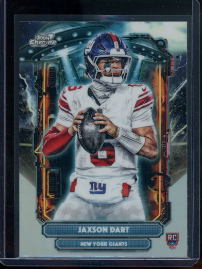 2025 Topps Chrome Cosmic Jaxson Dart Rookie RC #ET-2 Giants - Trading Card Market