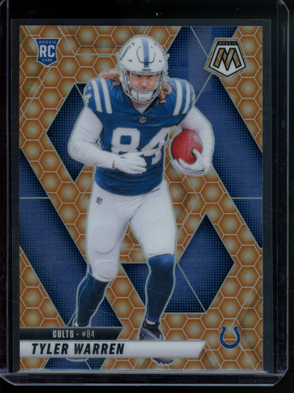 2025 Panini Mosaic Tyler Warren Rookie RC Honeycomb SSP Colts - Trading Card Market