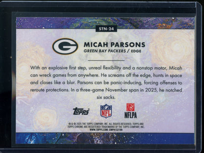 2025 Topps Chrome Cosmic Micah Parsons Stars in the Night SP Packers - Trading Card Market