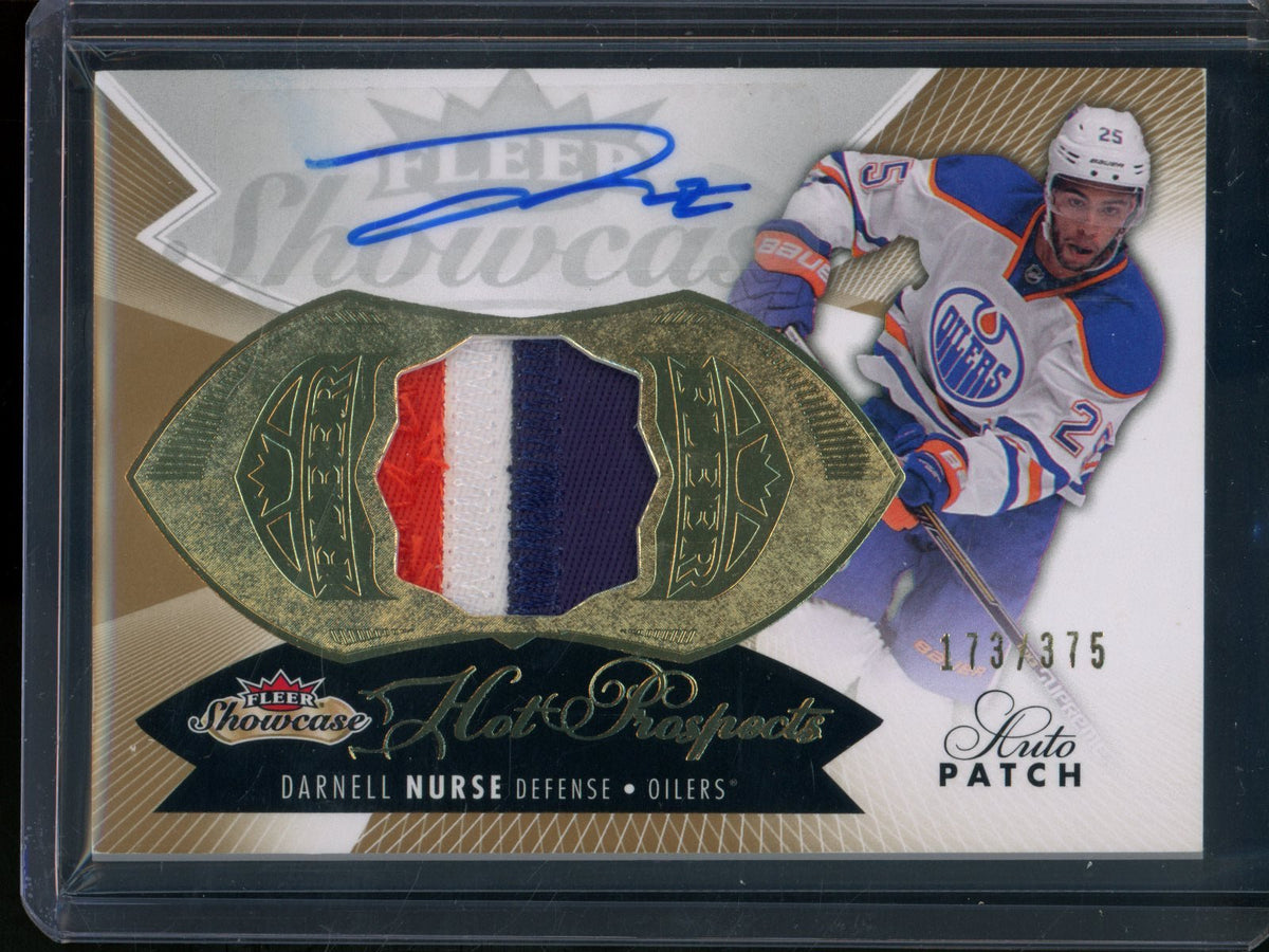 2014/15 Upper Deck Showcase Darnell Nurse Hot Prospects Relic Autograph /375 Oilers - Trading Card Market