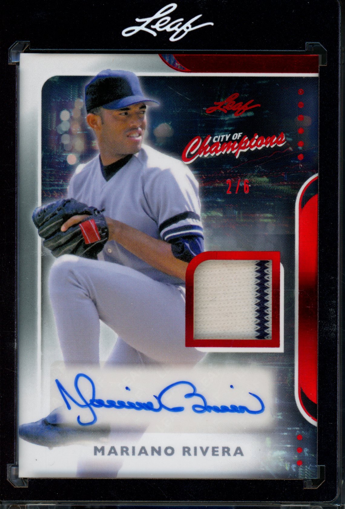 2026 Leaf City of Champions Mariano Rivera Jersey Relic Autograph /6 Yankees - Trading Card Market