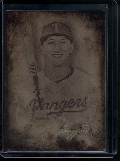 2026 Topps Allen and Ginter Wyatt Langford Tin Type SSP #105 Rangers - Trading Card Market