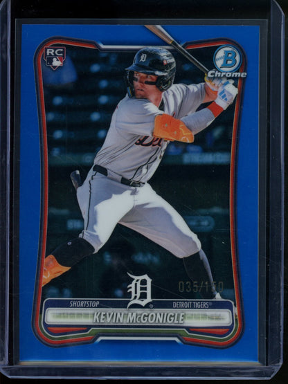 2026 Bowman Chrome Kevin McGonigle Rookie RC Blue Refractor /150 Tigers - Trading Card Market