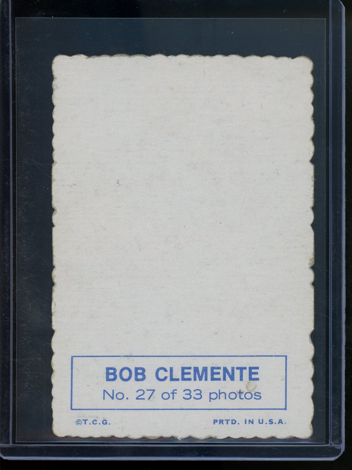 1969 Topps Deckle Roberto Clemente 27/33 Pirates - Trading Card Market