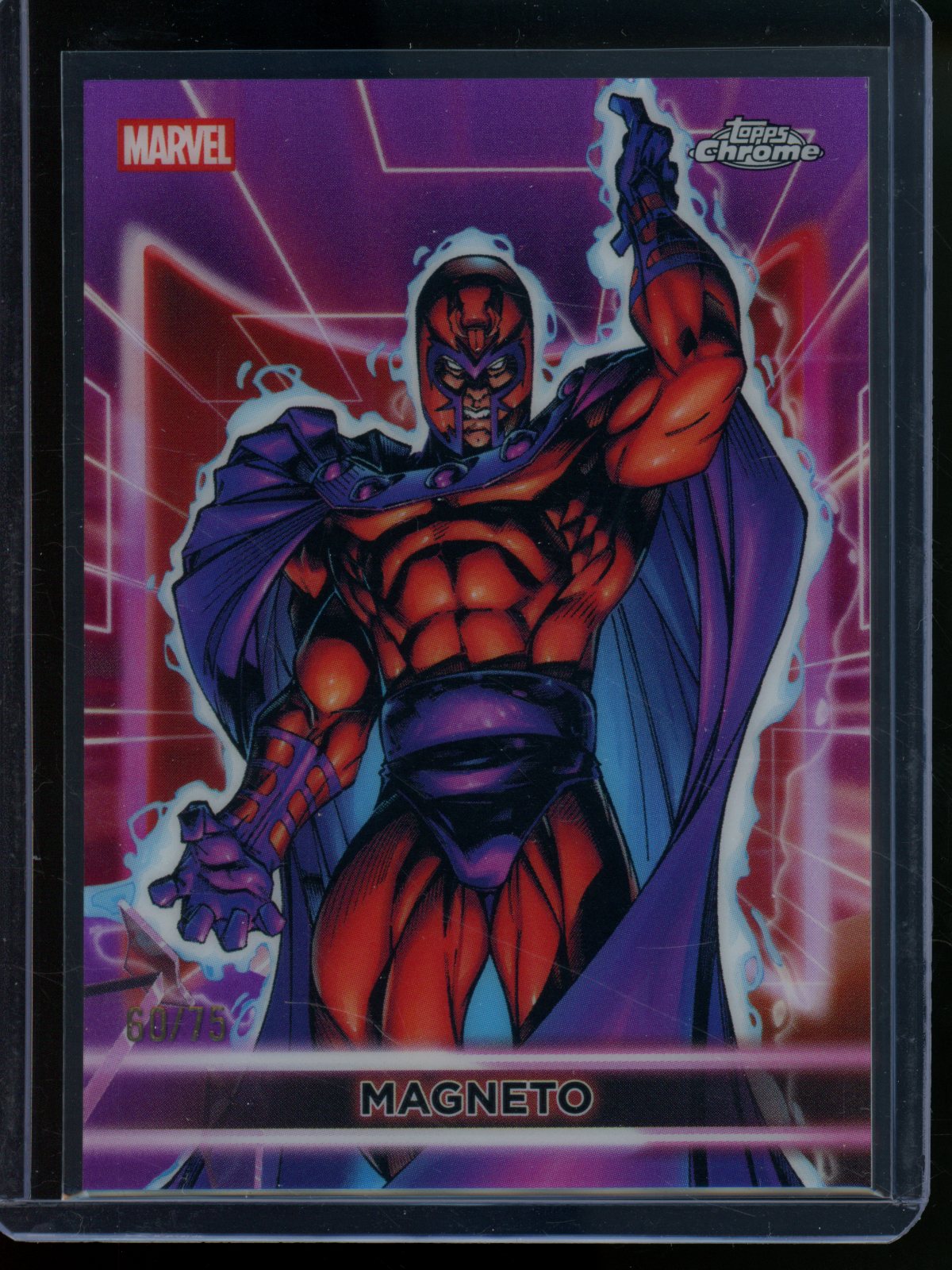 2026 Topps Chrome Marvel Magneto Purple Refractor /75 #43
