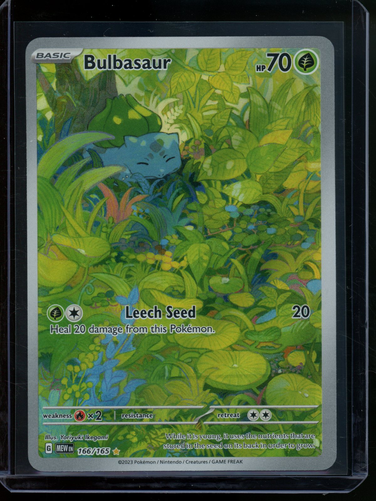 2023 Pokemon 151 Bulbasaur 166/165