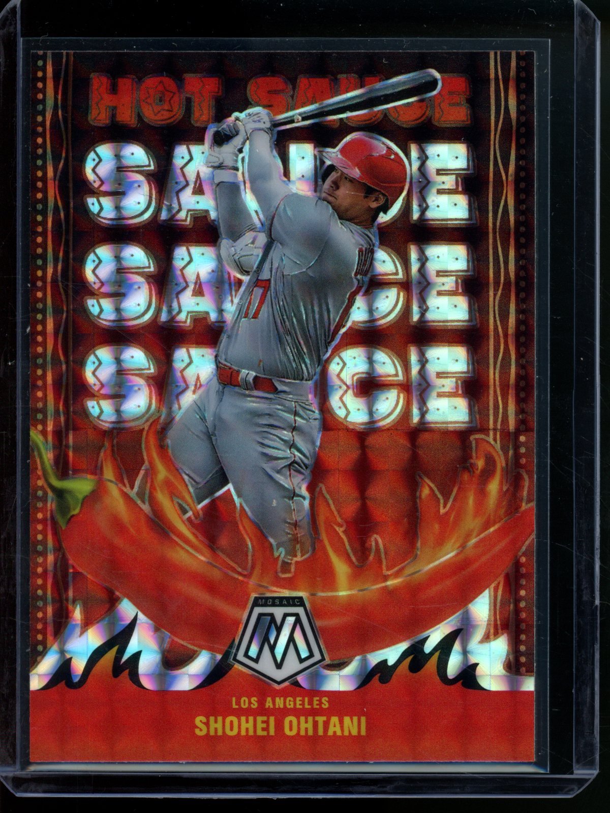 2022 Panini Mosaic Shohei Ohtani Hot Sauce #HS-6 Angels - Trading Card Market