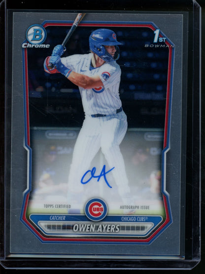 2026 Bowman Chrome Owen Ayers 1st Autograph Cubs - Trading Card Market