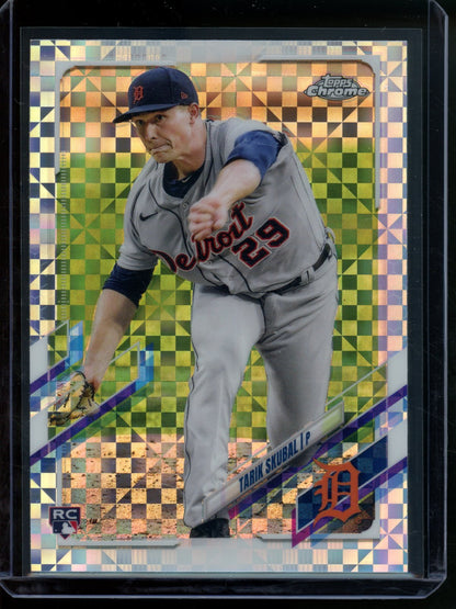 2021 Topps Chrome Tarik Skubal Rookie RC X-Fractor Tigers - Trading Card Market