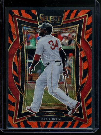 2025 Panini Select David Ortiz Tiger Stripe SSP Concourse Red Sox - Trading Card Market