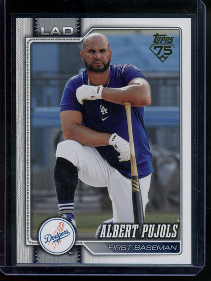 2026 Topps Flagship Albert Pujols Golden Mirror SSP Dodgers - Trading Card Market