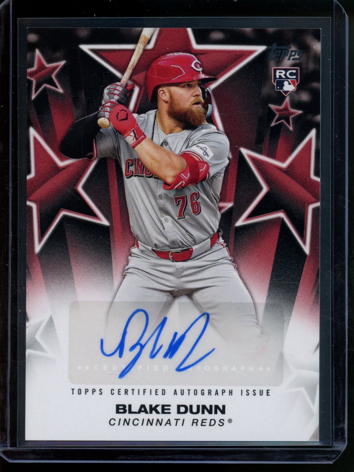 2025 Topps Flagship Blake Dunn Rookie RC Baseball Stars Autograph /5 Reds - Trading Card Market