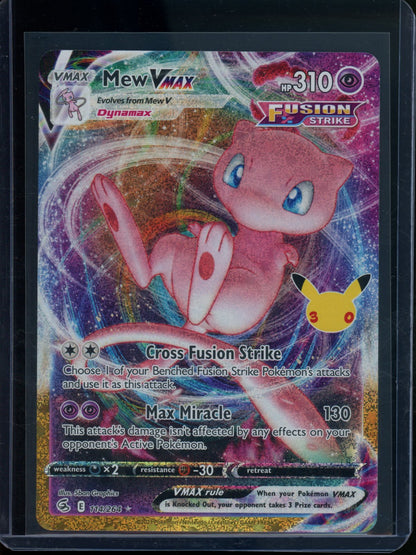 2026 Pokemon 30th Celebration Mew VMAX 114/264 ( B) - Trading Card Market