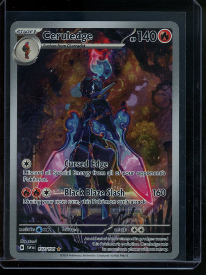 2024 Pokemon Surging Sparks Ceruledge 197/191 - Trading Card Market