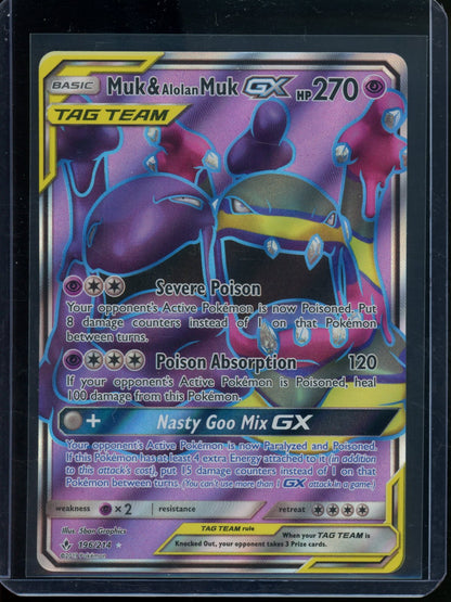2019 Pokemon Team Up Muk & Alolan Muk GX 196/214 - Trading Card Market