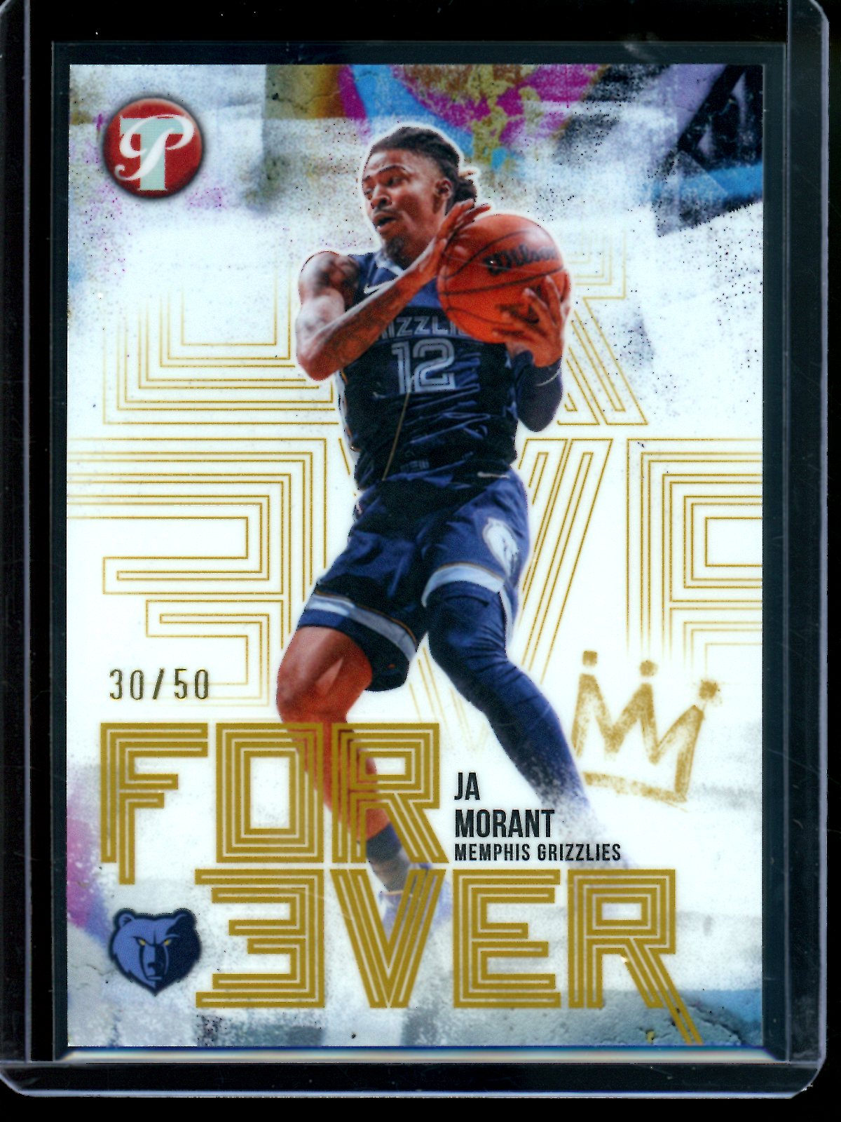 2025/26 Topps Pristine Ja Morant For/Ever Gold Refractor /50 Grizzlies