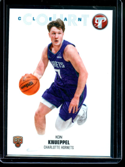 2025/26 Topps Pristine Kon Knueppel Rookie Clean Court Case Hit Hornets