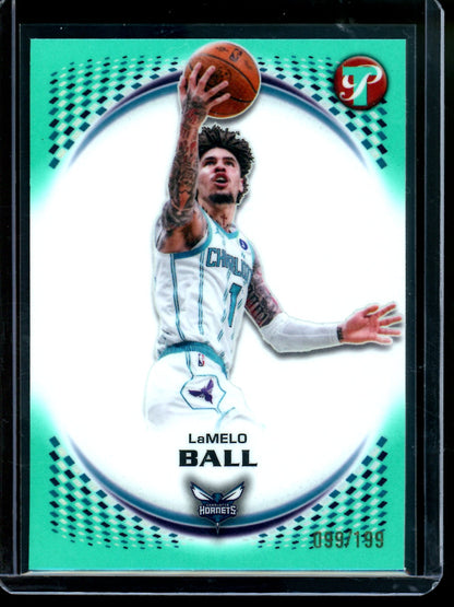 2025/26 Topps Pristine LeMelo Ball Aqua Refractor /199 Hornets