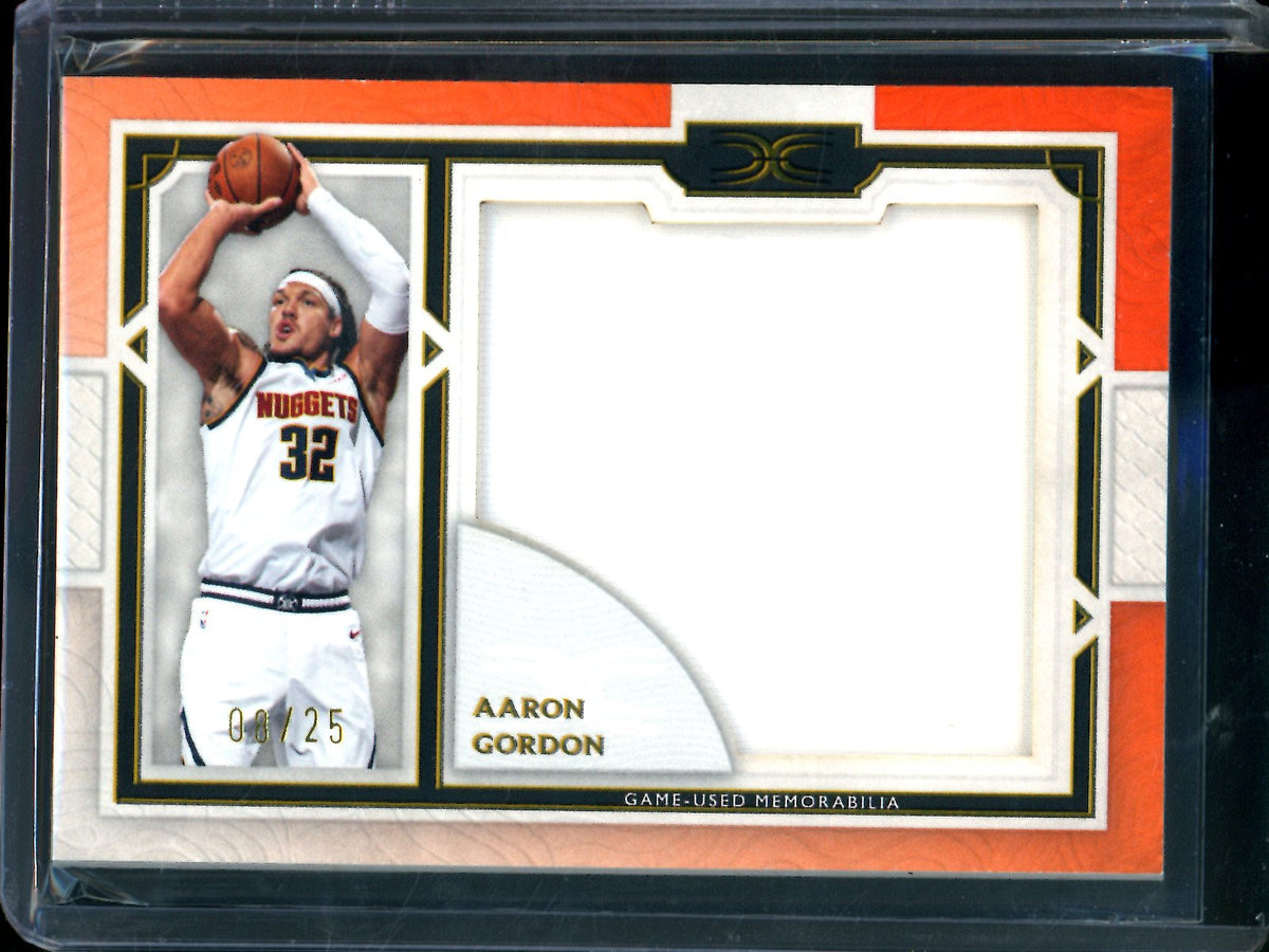 2025/26 Topps Definitive Aaron Gordon Orange Jumbo Relic /25 Nuggets