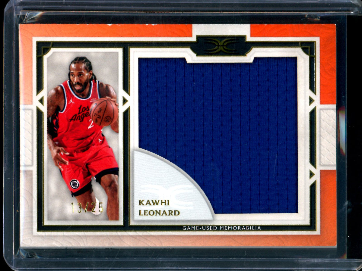 2025/26 Topps Definitive Kawhi Leonard Orange Jumbo Relic /25 Clippers