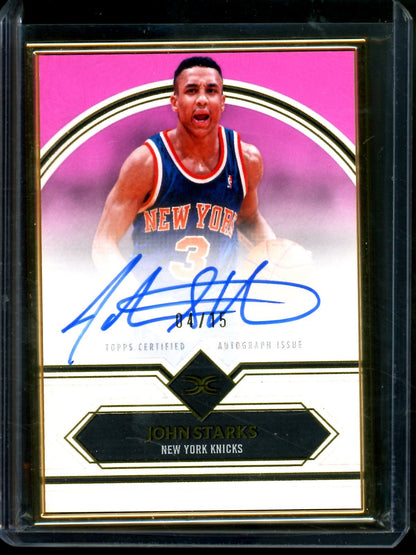 2025/26 Topps Definitive John Starks Pink Framed Legends Autograph /15 Knicks - Trading Card Market