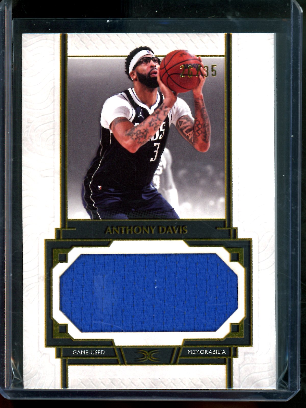 2025/26 Topps Definitive Anthony Davis Jersey Relic /35 Mavericks