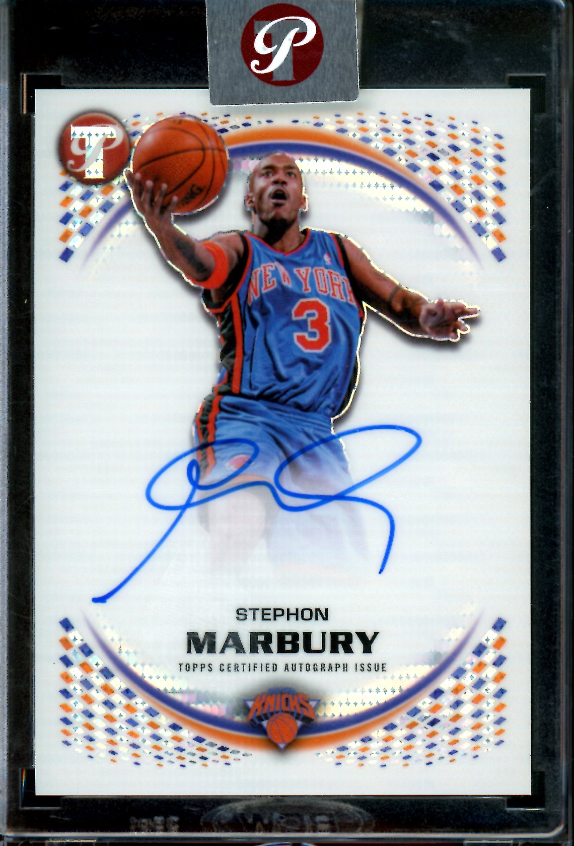 2025/26 Topps Pristine Stephon Marbury Encased Autograph Knicks