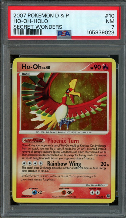 2007 Pokemon D & P Ho-Oh Secret Wonders 10/132 PSA 7 - Trading Card Market
