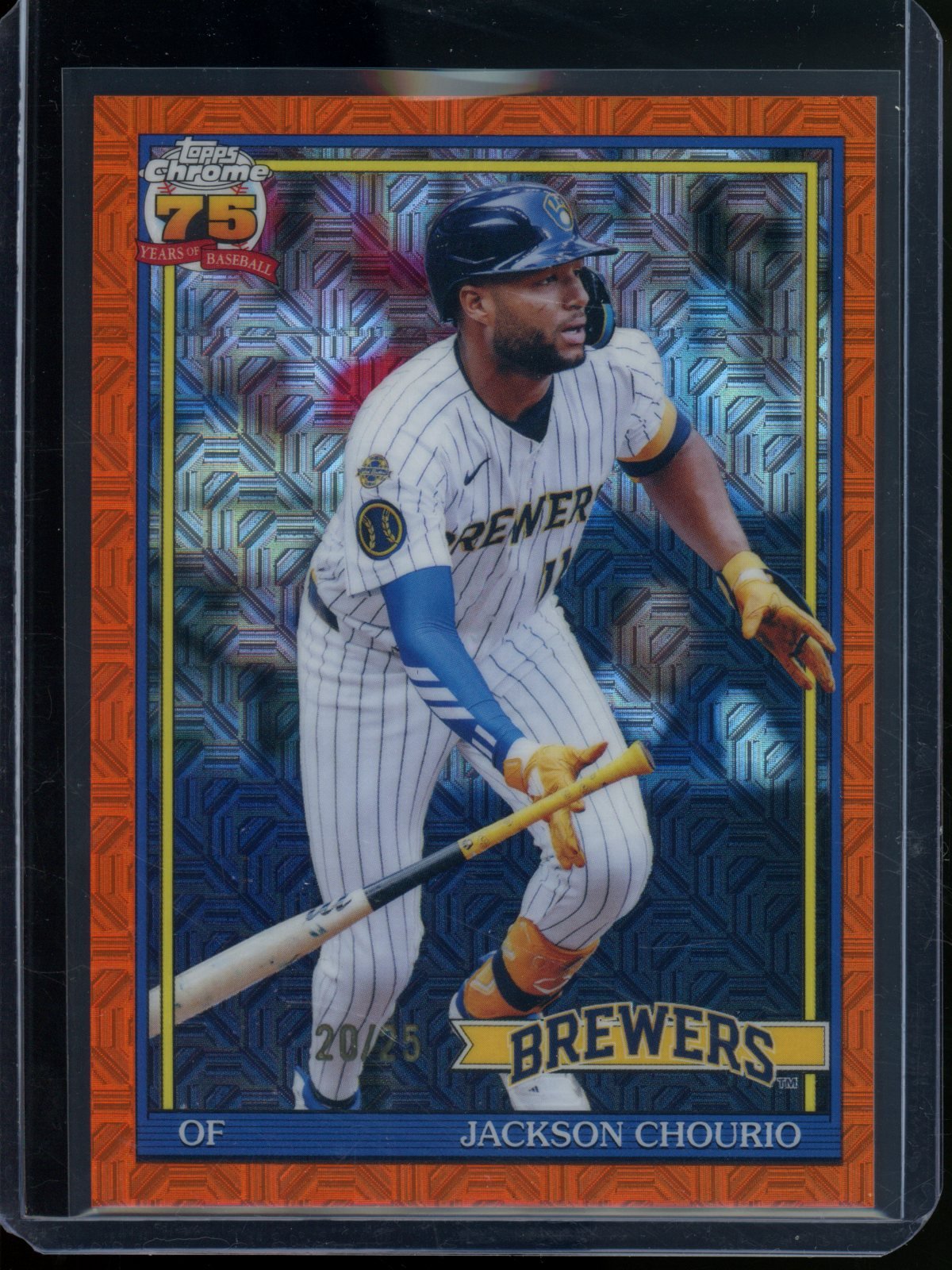2026 Topps Chrome Jackson Chourio 1991 Mojo Orange Refractor /25 Brewers - Trading Card Market