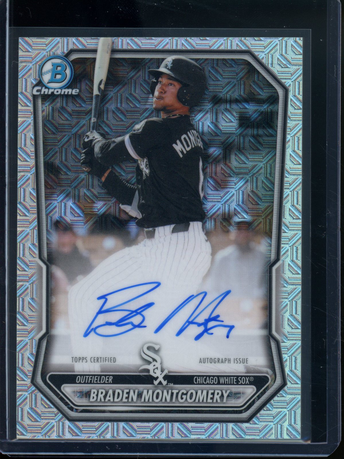 2026 Bowman Chrome Braden Montomery Mojo Refractor Autograph White Sox